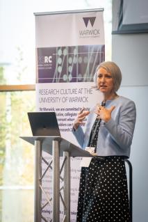 Professor Caroline Meyer (Pro-Vice-Chancellor, Research) at the event