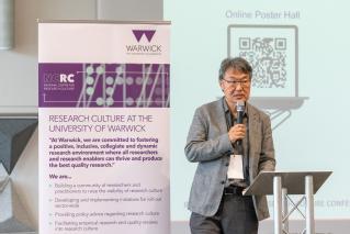 Professor Sotaro Kita (Deputy Pro-Vice-Chancellor, Research) at the event