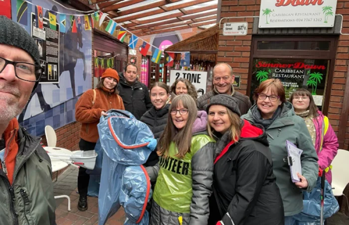 Grapevine community team litter pick