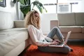 Staff member working from home