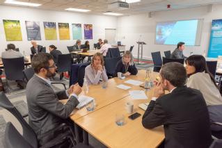 Delegate discussions at Sustainable Coventry & Warwickshire