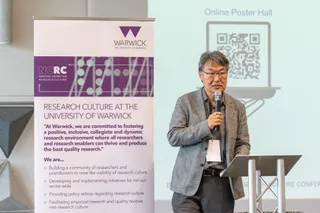 Professor Sotaro Kita (Deputy Pro-Vice-Chancellor, Research) at the event