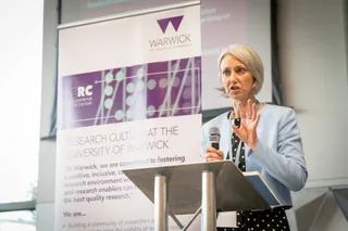 Professor Caroline Meyer (Pro-Vice-Chancellor, Research) at the event