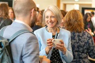 Professor Caroline Meyer (Pro-Vice-Chancellor, Research) at the event