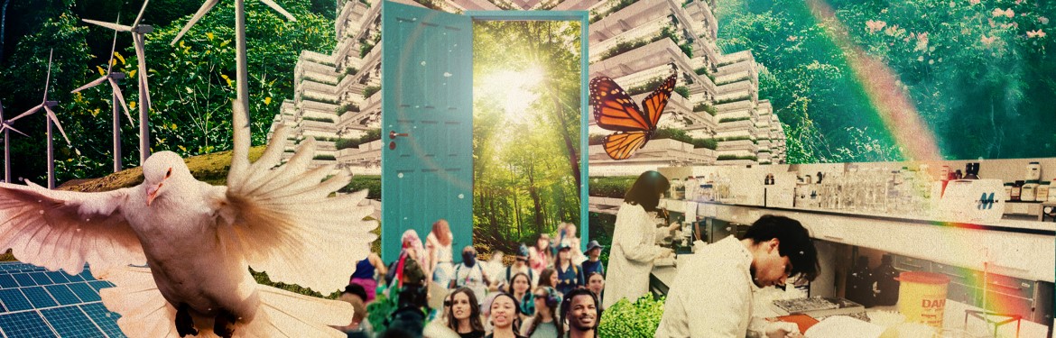 Sustainability collage