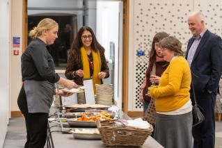 Food and drink were served at the Research Celebration Event