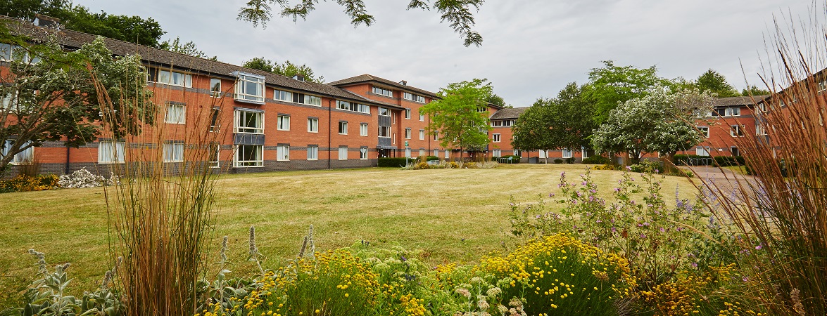 an image of campus accommodation at the University of Warwick