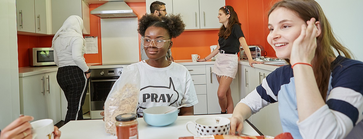 an image of campus accommodation at the University of Warwick