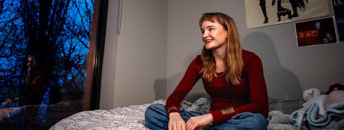 an image of student accommodation on campus at the University of Warwick