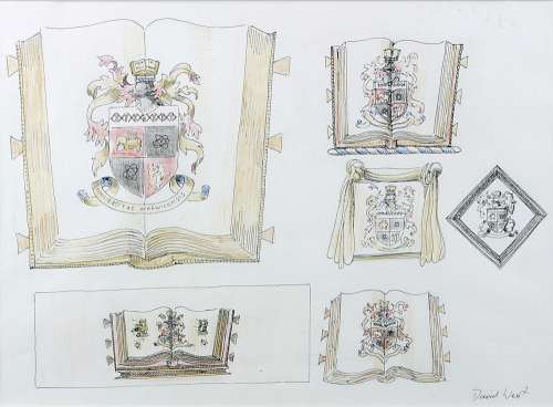 Preliminary Design based on the University coat of arms by David West