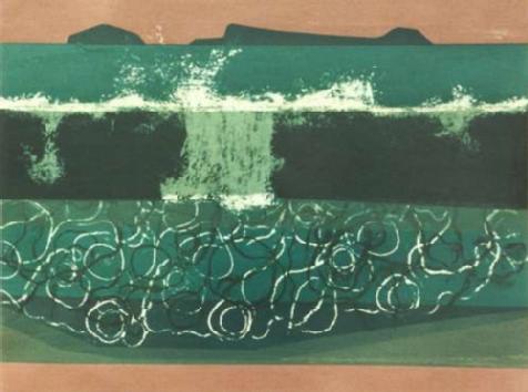 Hebridean Wave I / Untitled Seascape by John Crawford