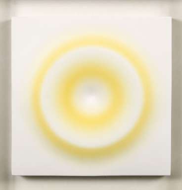 Yellow/White by Peter Sedgley