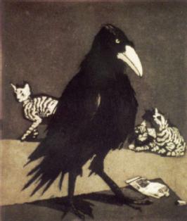 Crow by Paula Rego, 1994