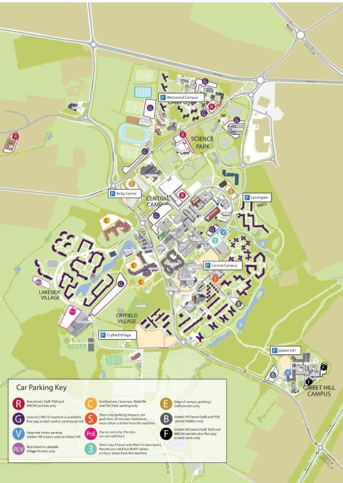 Where can I park? | Car parking | University of Warwick