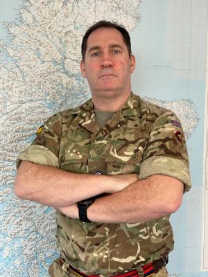 Major Gary Bilsbarrow, Army reservist also from WMG, University of Warwick