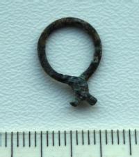 One of the chainmail links - similarly conserved but not cleaned. Credit: Mark Dowsett with permission from the Mary Rose Trust
