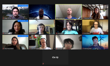 This years DSSGx UK participants in a virtual meeting