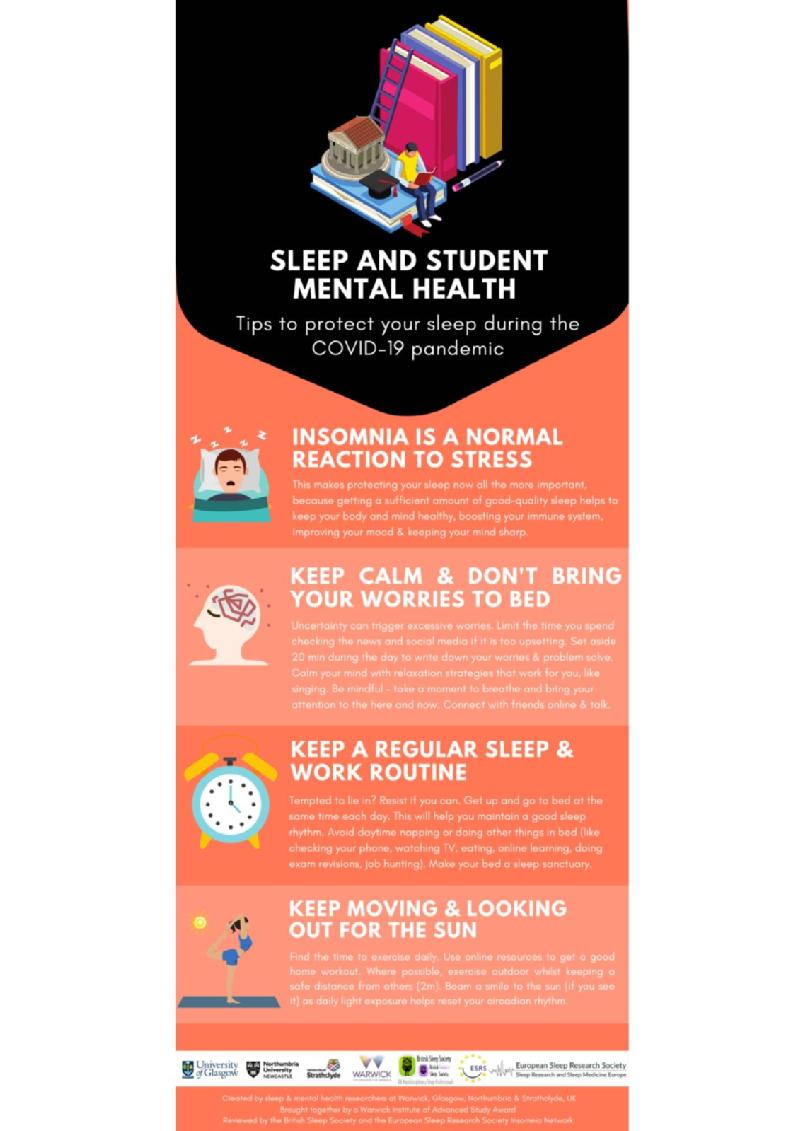 The sleep advice poster