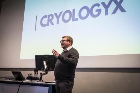 Caption: CryoLogyx CEO, Dr Tom Congdon Credit: CryoLogyx, Simon Derviller