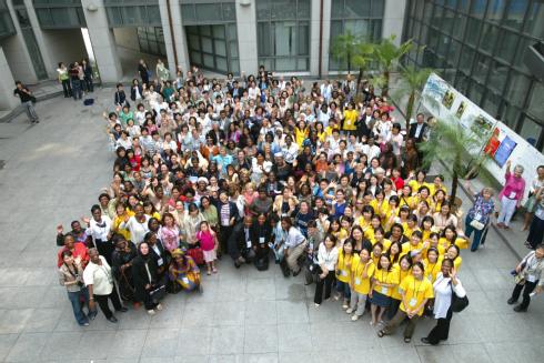 The 13th International Conference of Women Engineers and Scientists group photo