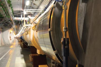 The Large Hadron Collider tunnel