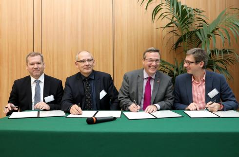 University of Warwick, L’Université Paris Seine, Vrije Universiteit Brussel (VUB) and University of Ljubljana sign agreement on Ljubljana's joining of the alliance.  