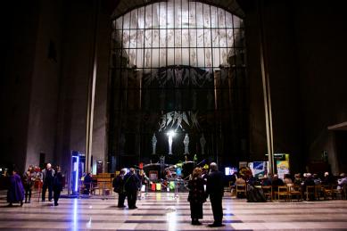 The I:DNA exhibition at Coventry Cathedral. Credit: David Fawbert/I:DNA/STAMP