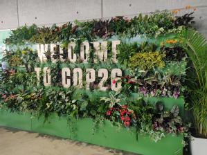 COP26 flower arrangement 