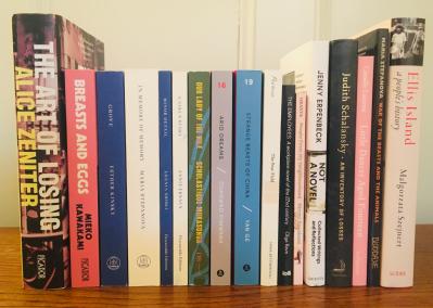 The longlisted titles for the Warwick Prize for Women in Translation 2021.