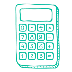 carbon calculator doodle