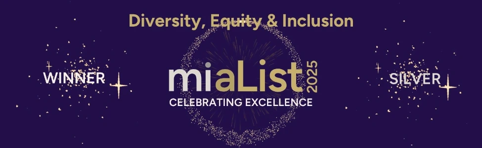 miaList Silver award for Diversity, Equality and Inclusion 2025