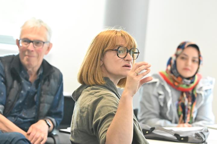 PGRs together at a workshop
