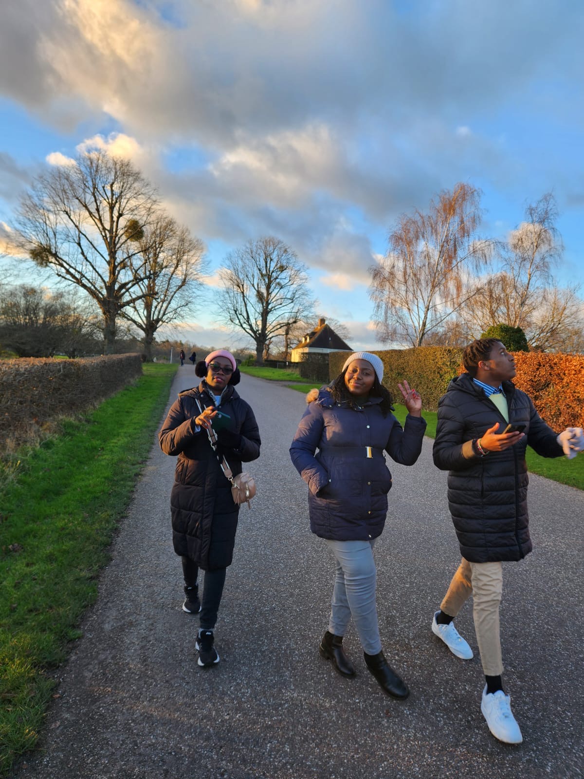 Enjoying the sunset tour through the Windsor Great Park 