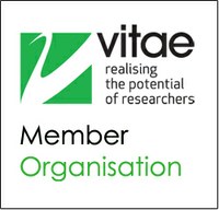 We are an organisational member of Vitae, the global leader in the professional development of researchers