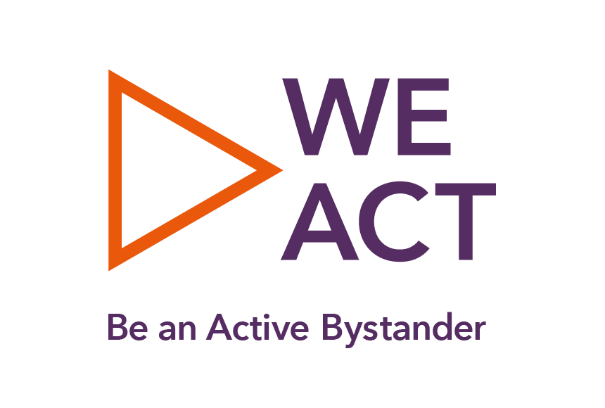 We Act logo (Orange Play icon)