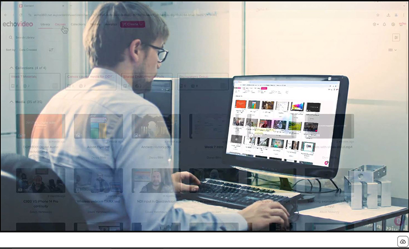 This image shows a screenshot of the Create Class section in EchoVideo