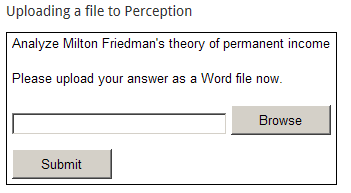 image depicts example of file upload