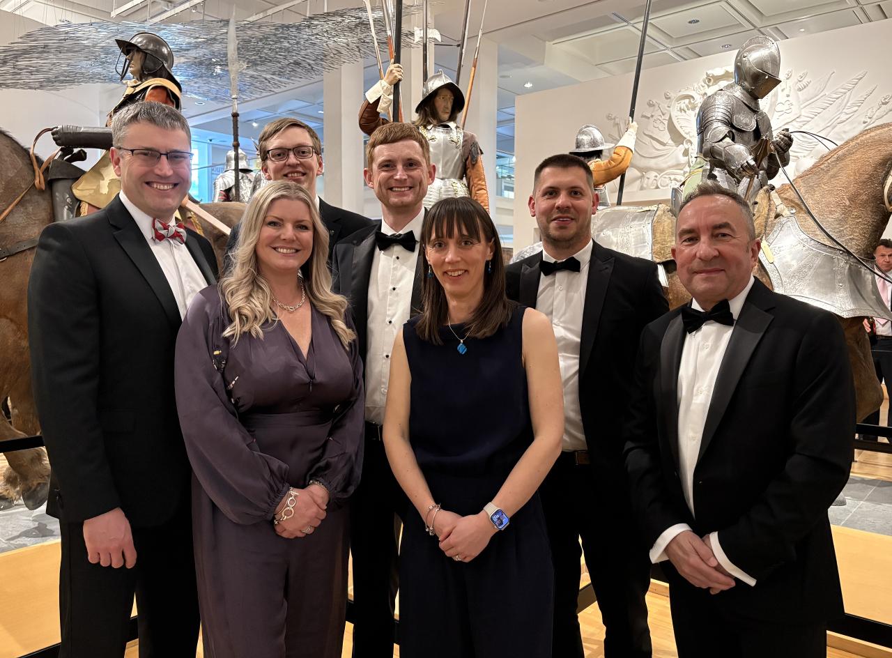 Seven Estates colleagues ready for the AUDE Awards