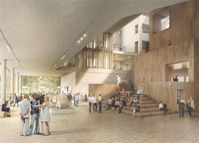 Artist's impression of the new Faculty of Arts buildng