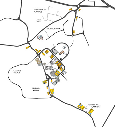 Map of parking signage