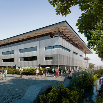 Concept art for the National Automotive Innovation Centre