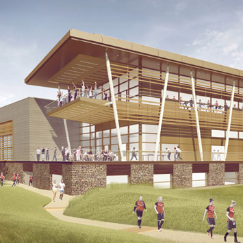 Concept Art for the Sports Hub