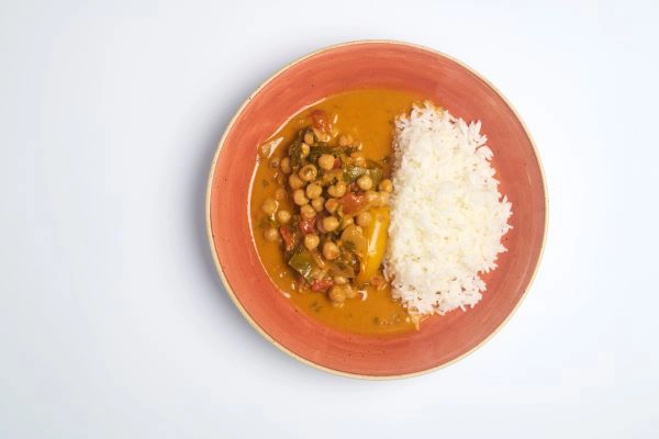 Chickpea Curry and Rice