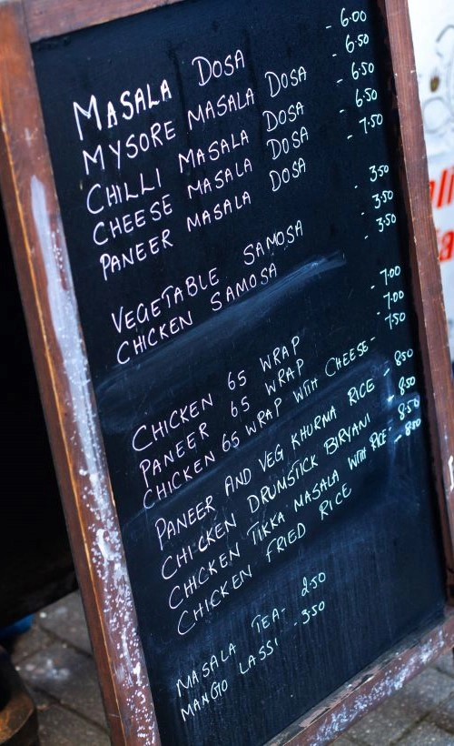 Ganapathi Catering menu