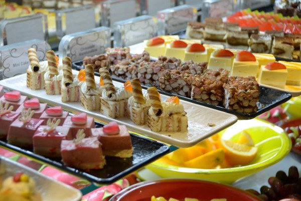 Array of desserts