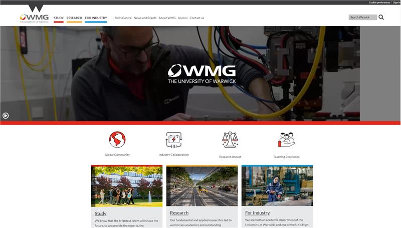 WMG website