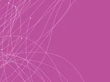White lines on a pink background