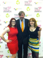 Catherine with Stephen Fry
