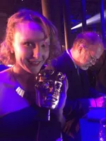 Catherine with Bafta