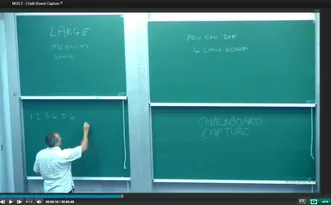 Chalk board example video